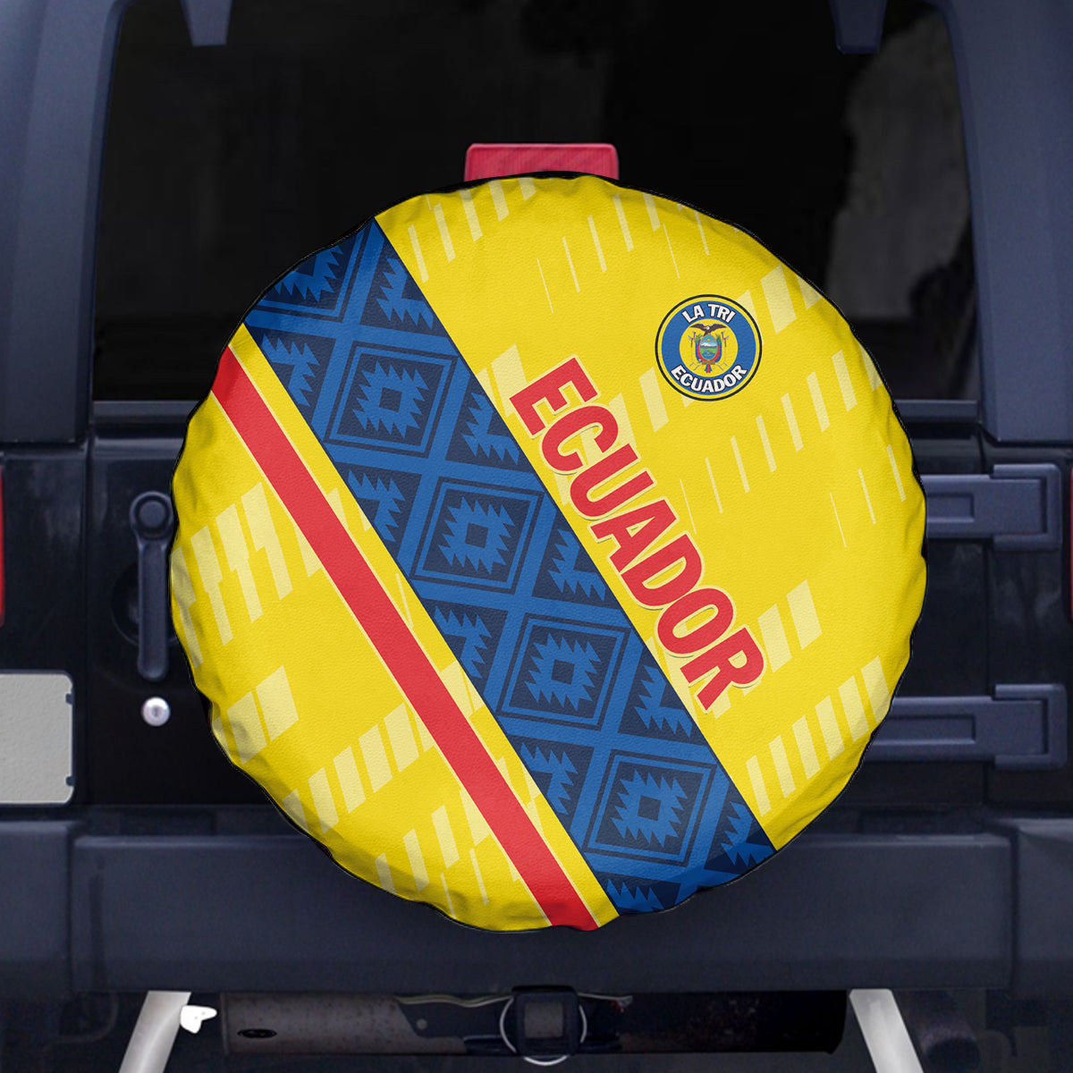 Ecuador 2024 Football Spare Tire Cover Come On La Tri - Wonder Print Shop