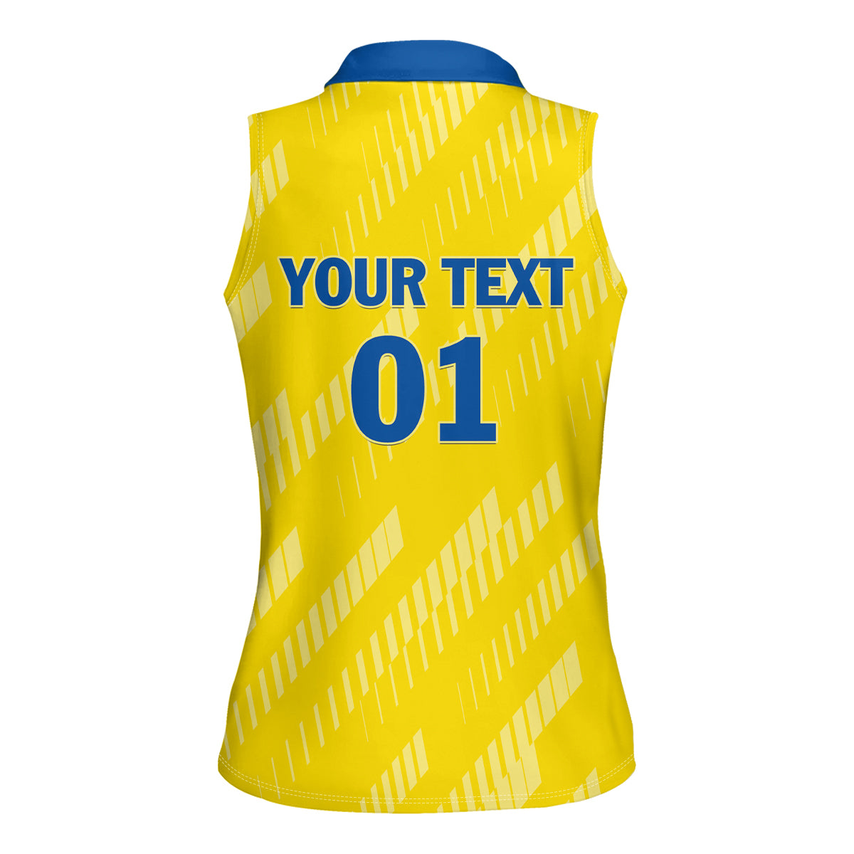 Personalized Ecuador 2024 Football Women Sleeveless Polo Shirt Come On La Tri - Wonder Print Shop