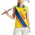 Personalized Ecuador 2024 Football Women Sleeveless Polo Shirt Come On La Tri