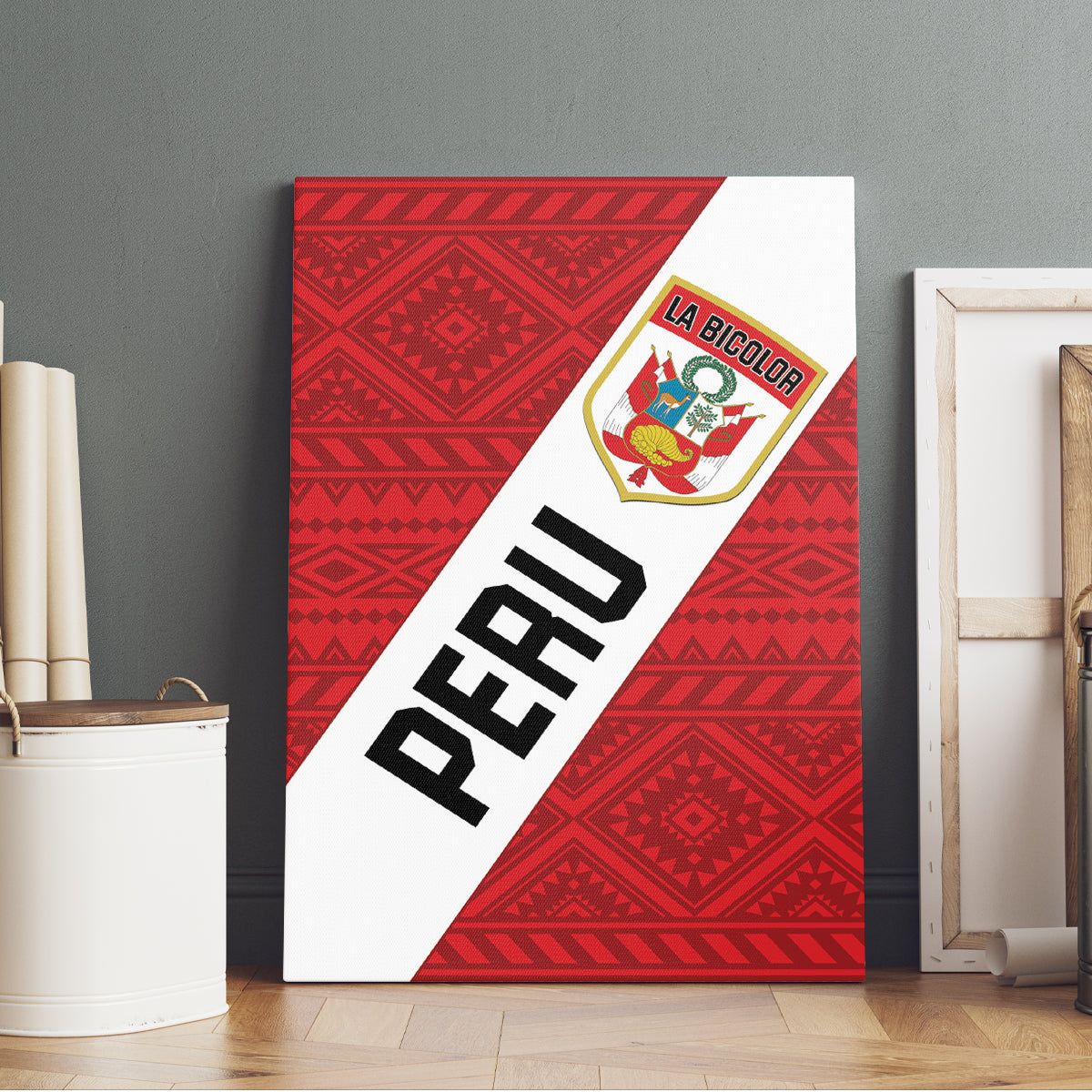 Peru 2024 Football Canvas Wall Art Come On La Bicolor - Wonder Print Shop