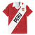 Personalized Peru 2024 Football Family Matching Off The Shoulder Long Sleeve Dress and Hawaiian Shirt Come On La Bicolor - Wonder Print Shop