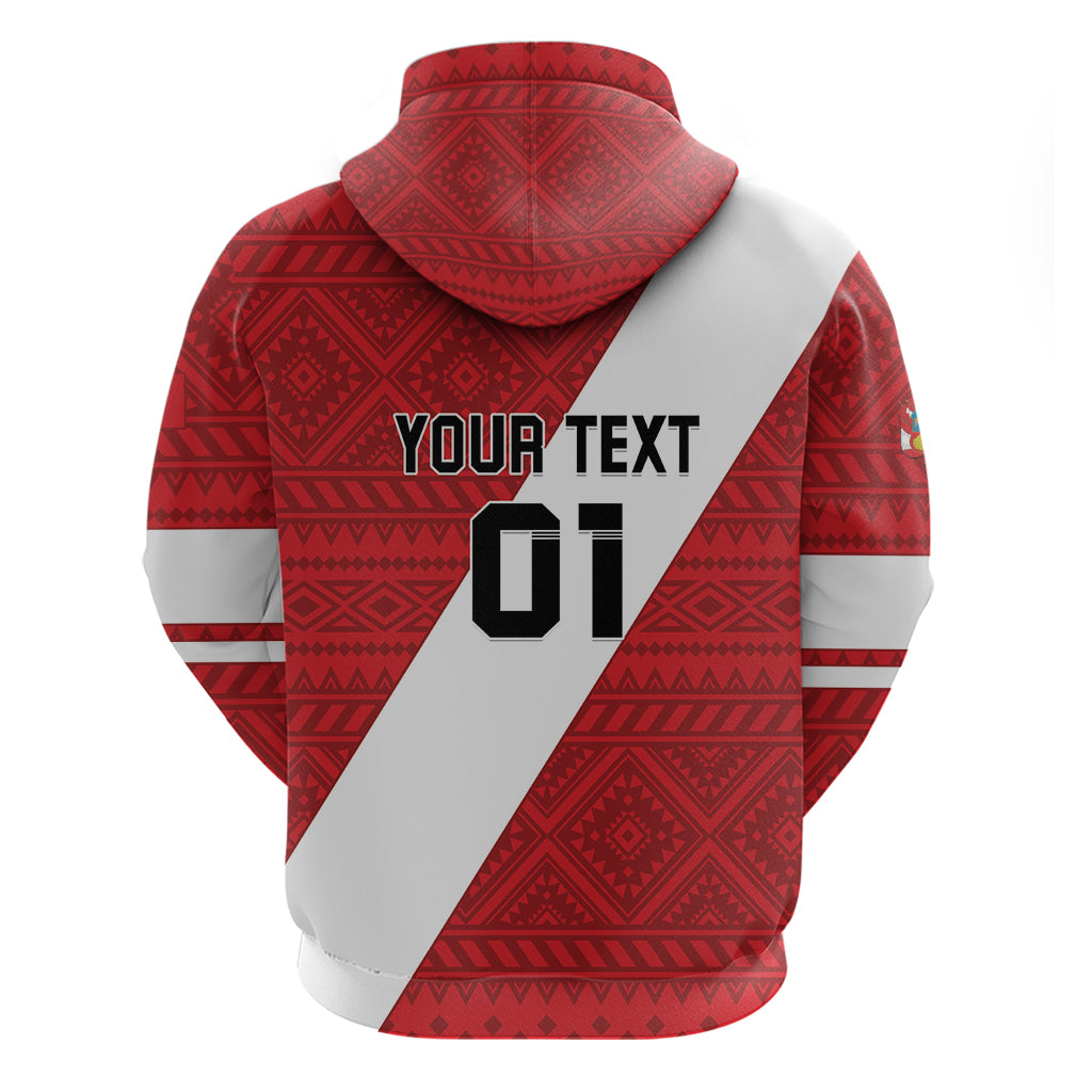 Personalized Peru 2024 Football Hoodie Come On La Bicolor - Wonder Print Shop
