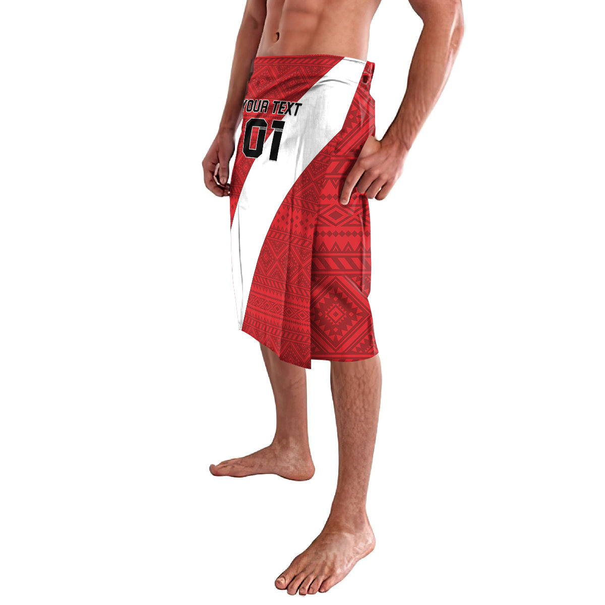 Personalized Peru 2024 Football Lavalava Come On La Bicolor - Wonder Print Shop