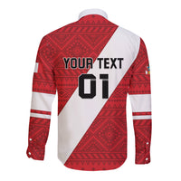 Personalized Peru 2024 Football Long Sleeve Button Shirt Come On La Bicolor - Wonder Print Shop
