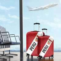 Peru 2024 Football Luggage Cover Come On La Bicolor - Wonder Print Shop