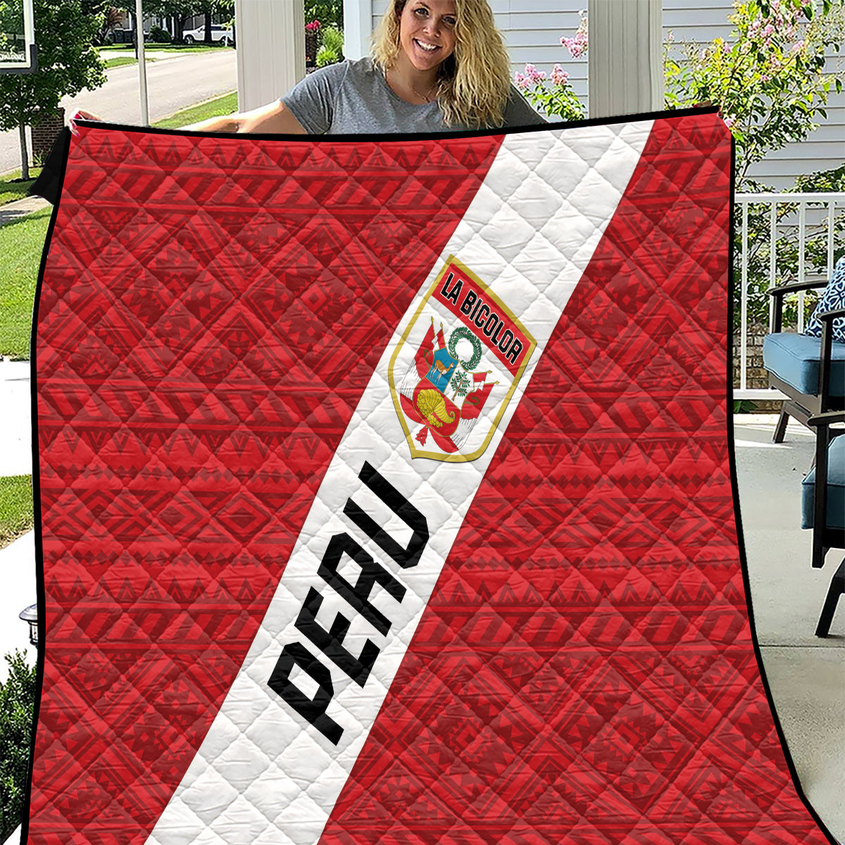Peru 2024 Football Quilt Come On La Bicolor - Wonder Print Shop