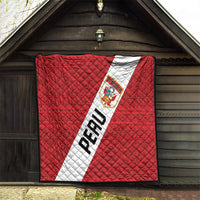 Peru 2024 Football Quilt Come On La Bicolor - Wonder Print Shop