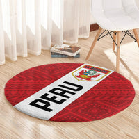 Peru 2024 Football Round Carpet Come On La Bicolor