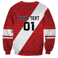 Personalized Peru 2024 Football Sweatshirt Come On La Bicolor - Wonder Print Shop