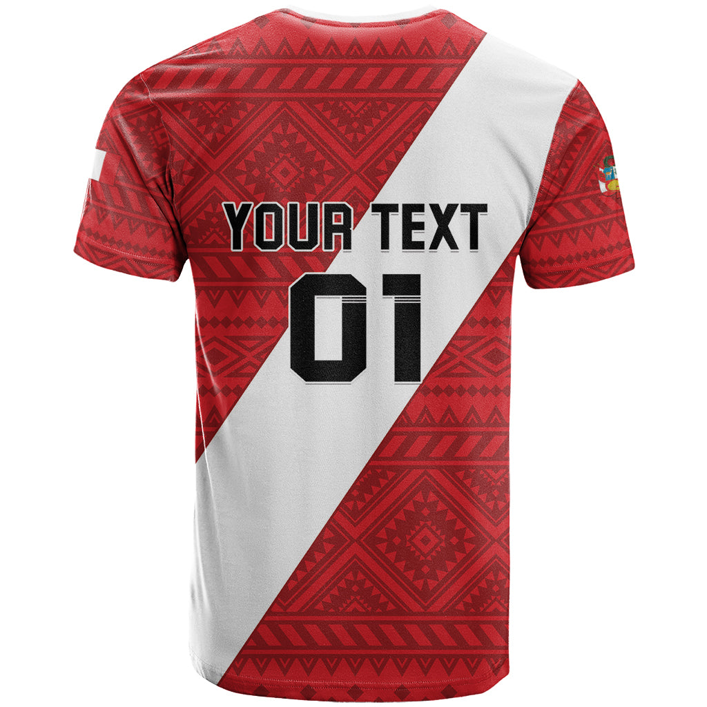 Personalized Peru 2024 Football T Shirt Come On La Bicolor - Wonder Print Shop