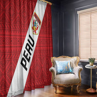 Peru 2024 Football Window Curtain Come On La Bicolor - Wonder Print Shop
