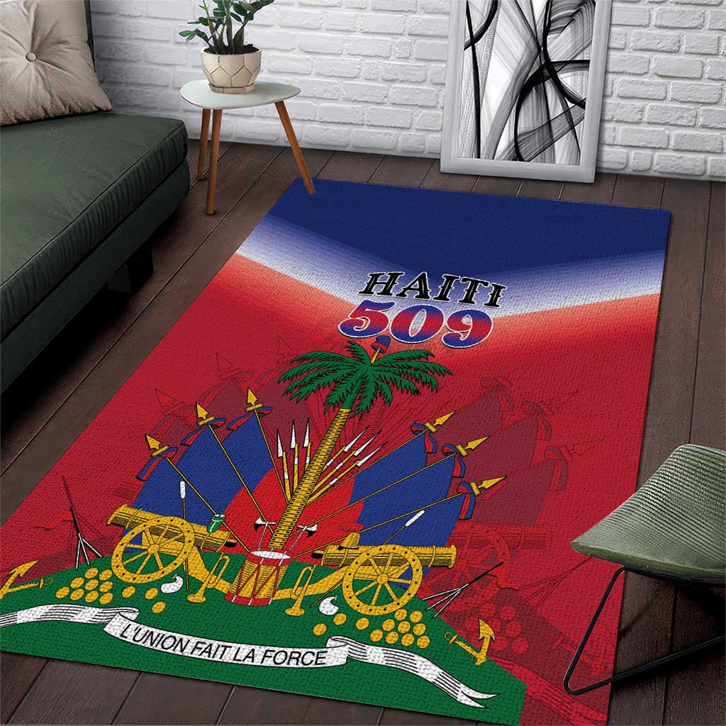 Haiti 509 Area Rug Repiblik d Ayiti