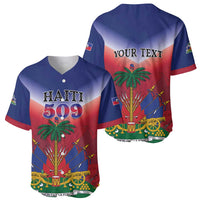 Personalized Haiti 509 Baseball Jersey Repiblik d Ayiti