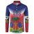 Personalized Haiti 509 Button Sweatshirt Repiblik d Ayiti