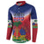 Personalized Haiti 509 Button Sweatshirt Repiblik d Ayiti