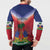Personalized Haiti 509 Button Sweatshirt Repiblik d Ayiti