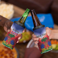 Personalized Haiti 509 4 in 1 Can Cooler Tumbler Repiblik d Ayiti