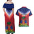 Personalized Haiti 509 Couples Matching Off Shoulder Maxi Dress and Hawaiian Shirt Repiblik d Ayiti