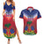 Personalized Haiti 509 Couples Matching Summer Maxi Dress and Hawaiian Shirt Repiblik d Ayiti