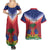 Personalized Haiti 509 Couples Matching Summer Maxi Dress and Hawaiian Shirt Repiblik d Ayiti