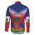 Personalized Haiti 509 Family Matching Long Sleeve Bodycon Dress and Hawaiian Shirt Repiblik d Ayiti