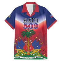 Personalized Haiti 509 Family Matching Mermaid Dress and Hawaiian Shirt Repiblik d Ayiti