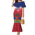 Personalized Haiti 509 Family Matching Mermaid Dress and Hawaiian Shirt Repiblik d Ayiti