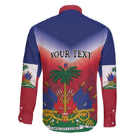 Personalized Haiti 509 Family Matching Off The Shoulder Long Sleeve Dress and Hawaiian Shirt Repiblik d Ayiti