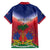 Personalized Haiti 509 Family Matching Off Shoulder Short Dress and Hawaiian Shirt Repiblik d Ayiti