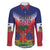 Personalized Haiti 509 Family Matching Off Shoulder Short Dress and Hawaiian Shirt Repiblik d Ayiti