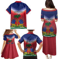 Personalized Haiti 509 Family Matching Puletasi and Hawaiian Shirt Repiblik d Ayiti
