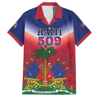Personalized Haiti 509 Family Matching Summer Maxi Dress and Hawaiian Shirt Repiblik d Ayiti