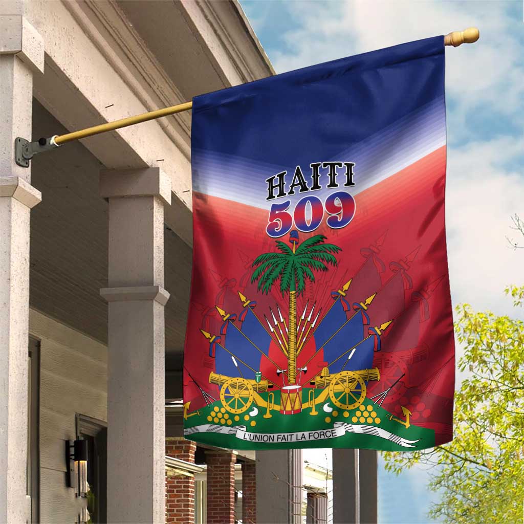 Haiti 509 Garden Flag Repiblik d Ayiti