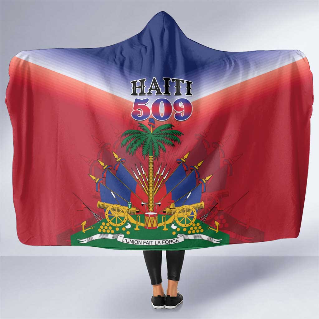 Haiti 509 Hooded Blanket Repiblik d Ayiti