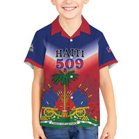 Personalized Haiti 509 Kid Hawaiian Shirt Repiblik d Ayiti