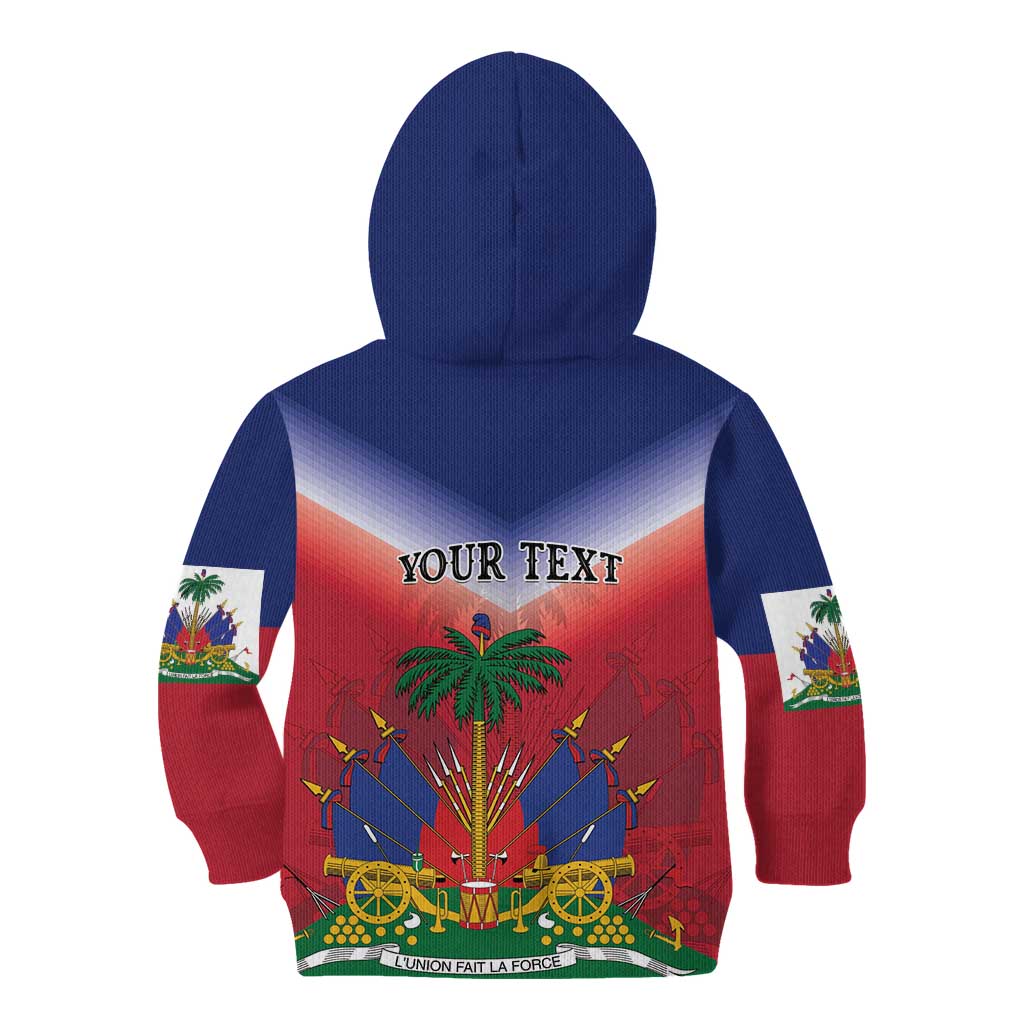 Personalized Haiti 509 Kid Hoodie Repiblik d Ayiti