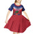 Personalized Haiti 509 Kid Short Sleeve Dress Repiblik d Ayiti