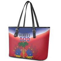 Haiti 509 Leather Tote Bag Repiblik d Ayiti