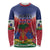 Personalized Haiti 509 Long Sleeve Shirt Repiblik d Ayiti