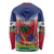 Personalized Haiti 509 Long Sleeve Shirt Repiblik d Ayiti