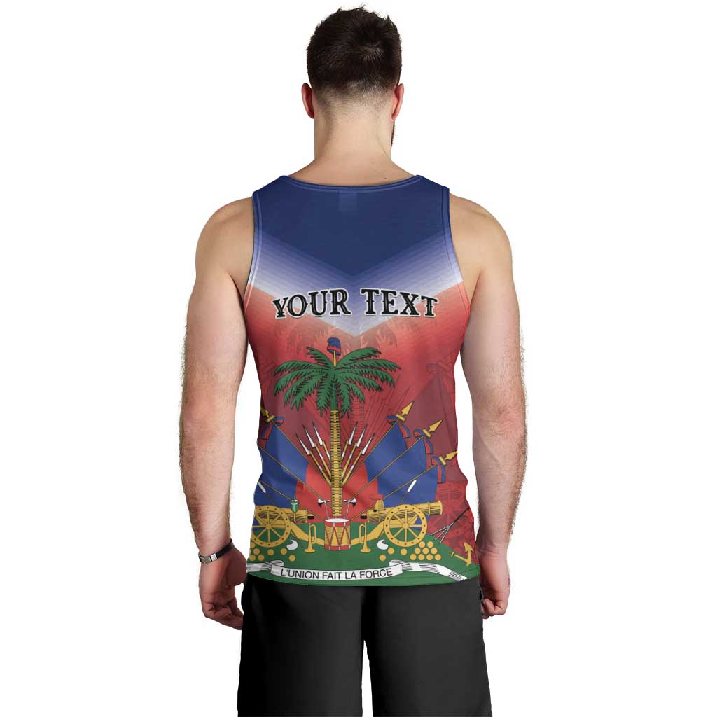 Personalized Haiti 509 Men Tank Top Repiblik d Ayiti