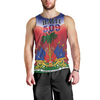 Personalized Haiti 509 Men Tank Top Repiblik d Ayiti