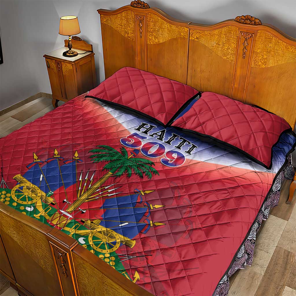 Haiti 509 Quilt Bed Set Repiblik d Ayiti