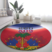 Haiti 509 Round Carpet Repiblik d Ayiti
