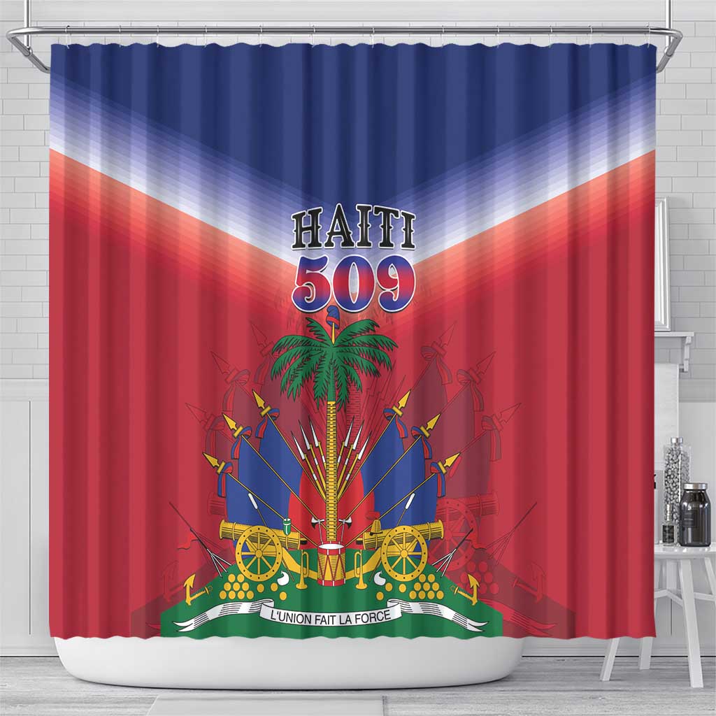 Haiti 509 Shower Curtain Repiblik d Ayiti