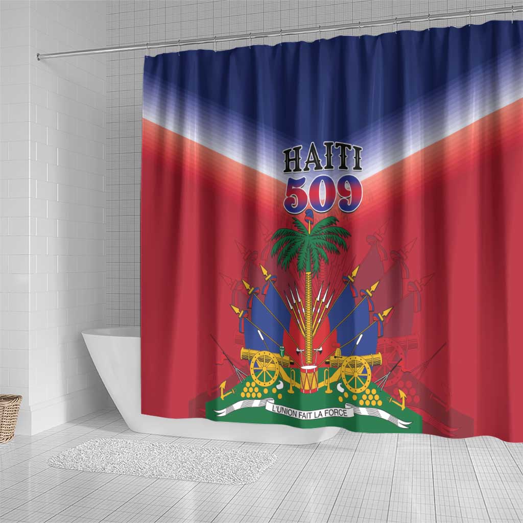 Haiti 509 Shower Curtain Repiblik d Ayiti