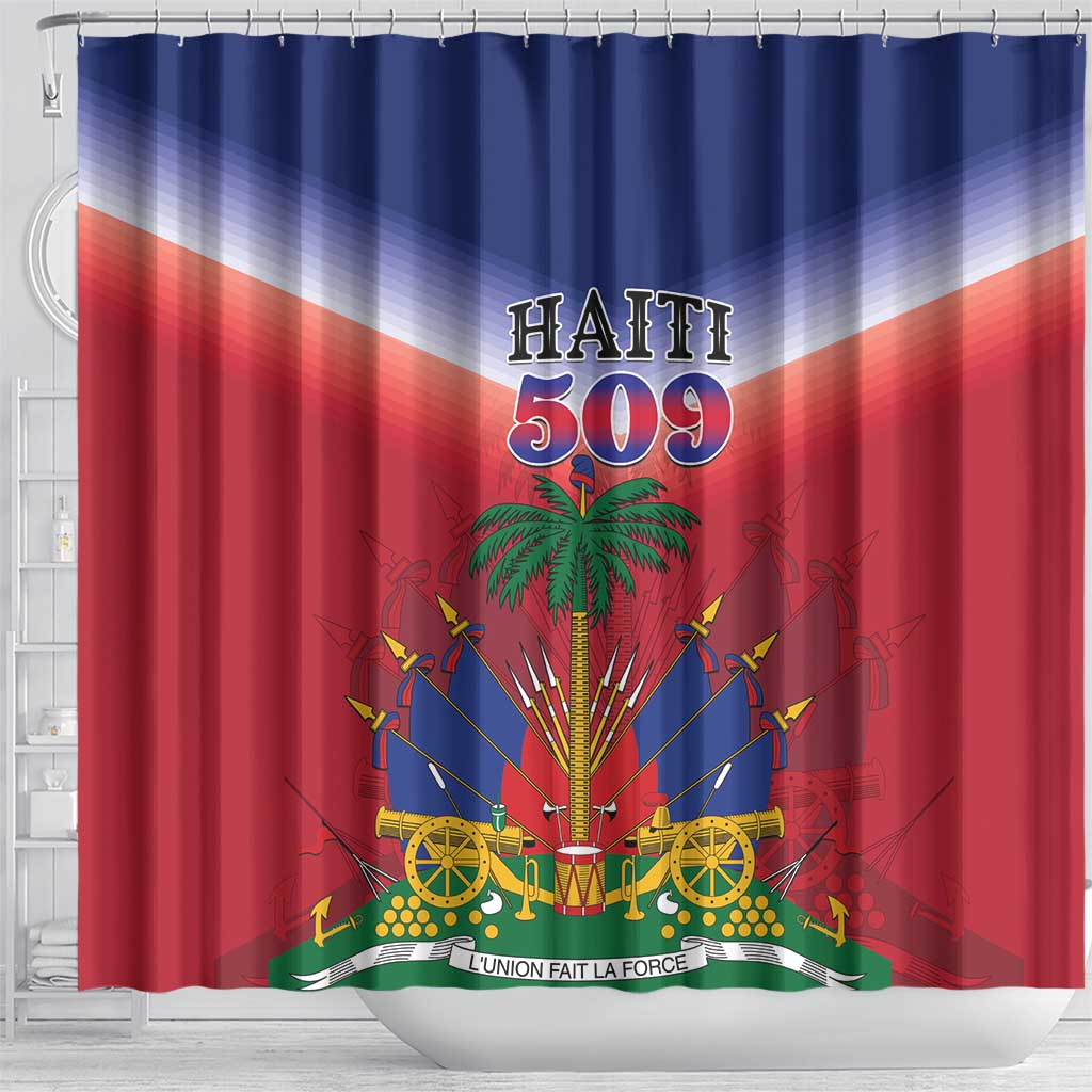 Haiti 509 Shower Curtain Repiblik d Ayiti