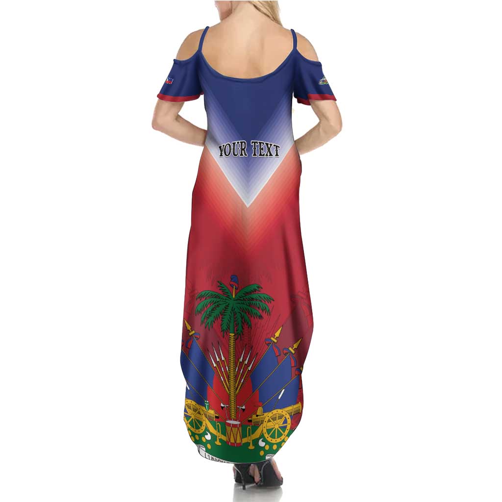 Personalized Haiti 509 Summer Maxi Dress Repiblik d Ayiti