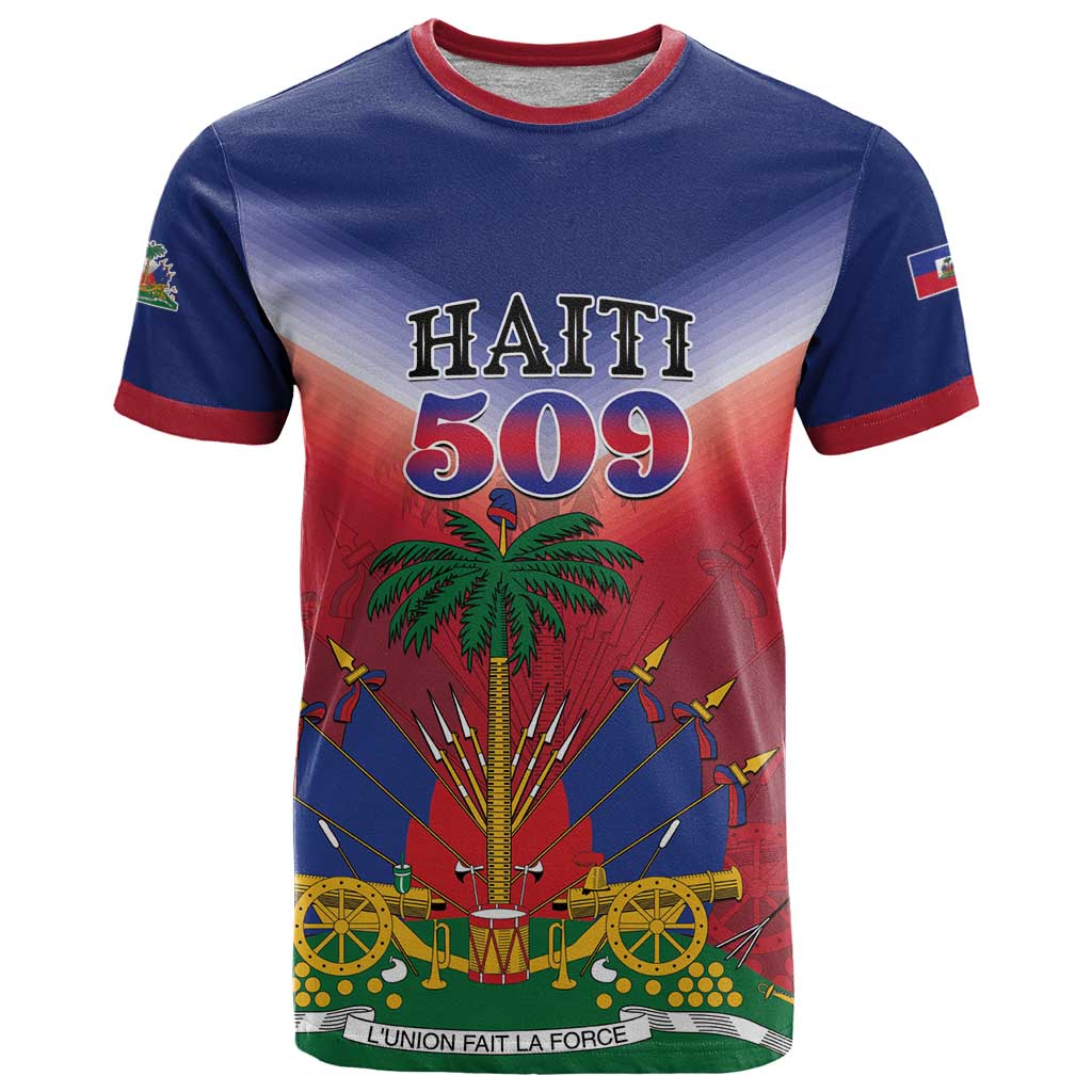 Personalized Haiti 509 T Shirt Repiblik d Ayiti
