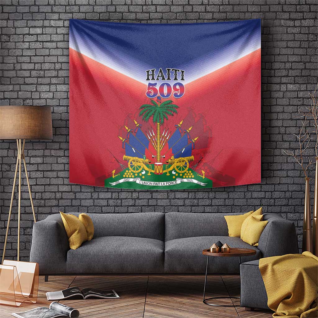 Haiti 509 Tapestry Repiblik d Ayiti